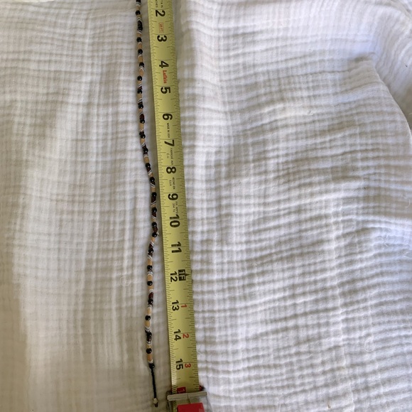 Beaded necklace from West Africa. Unique and timeless. Blues and browns. Beachy. - Picture 5 of 5